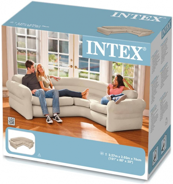 Intex Luftsofa Corner 257x203x76cm
